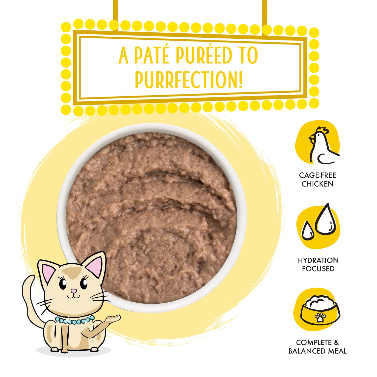 Weruva Cat Pat&eacute; Press Your Dinner! Wet Cat Food,  5.5-Oz Can Pack Of 8