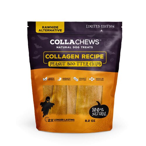 Halloween Peanut Boo Tter Collagen Chips Dog Treat