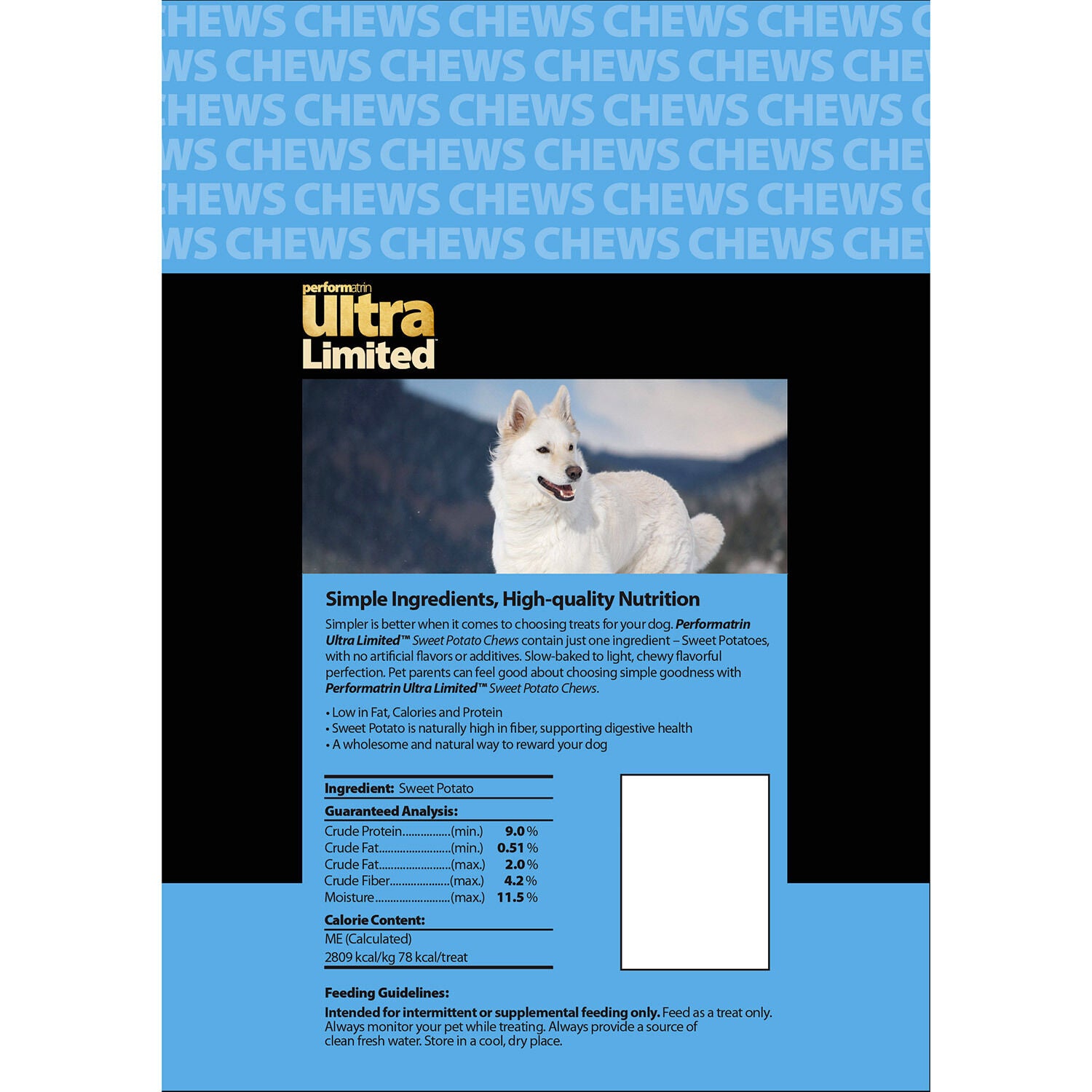 Limited Sweet Potato Chews 24oz Pet Supermarket