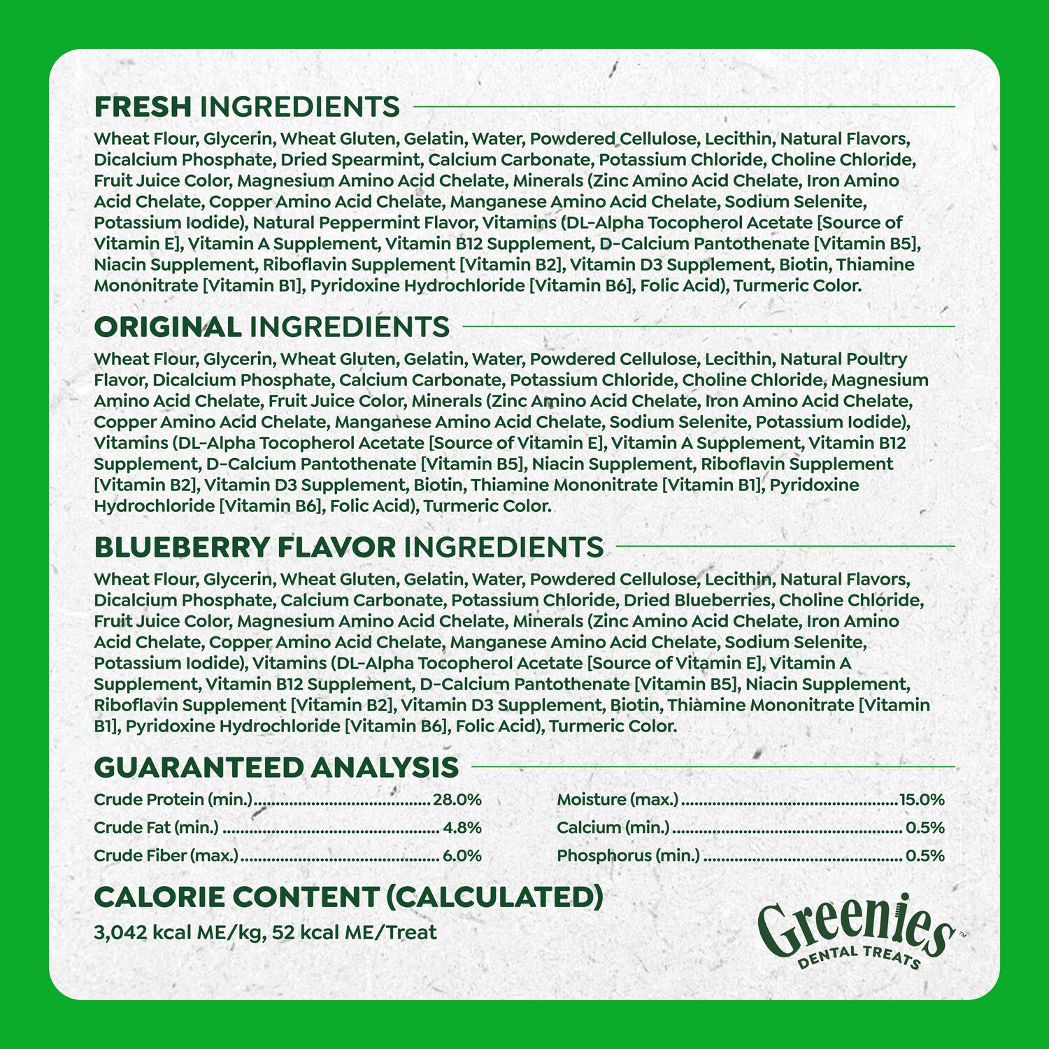 Greenies Petite Fresh, Original, & Blueberry Flavor Variety Pack Dental Dog Treats, 60 Count