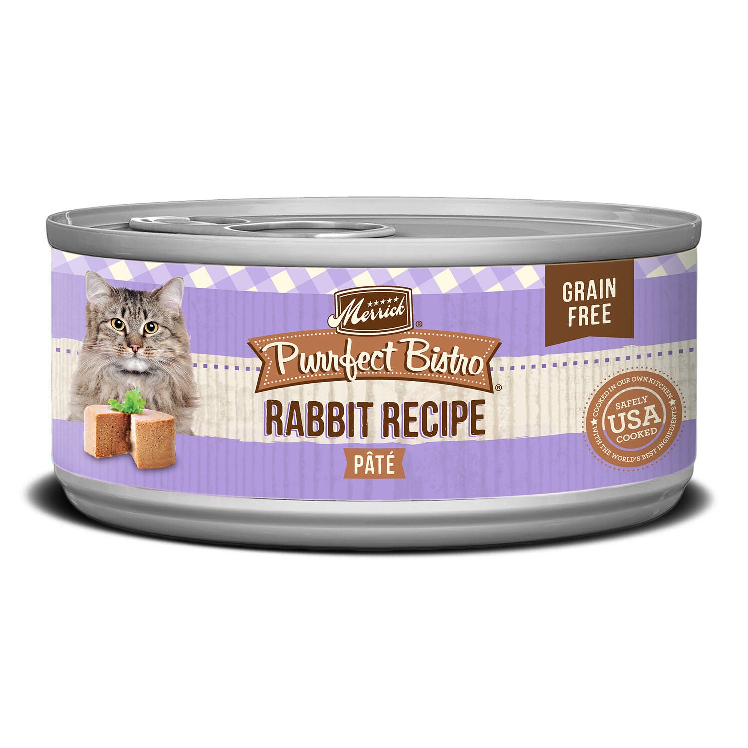 Purrfect Bistro Grain Free Rabbit Recipe Pate Cat Food 5.5oz24Pack