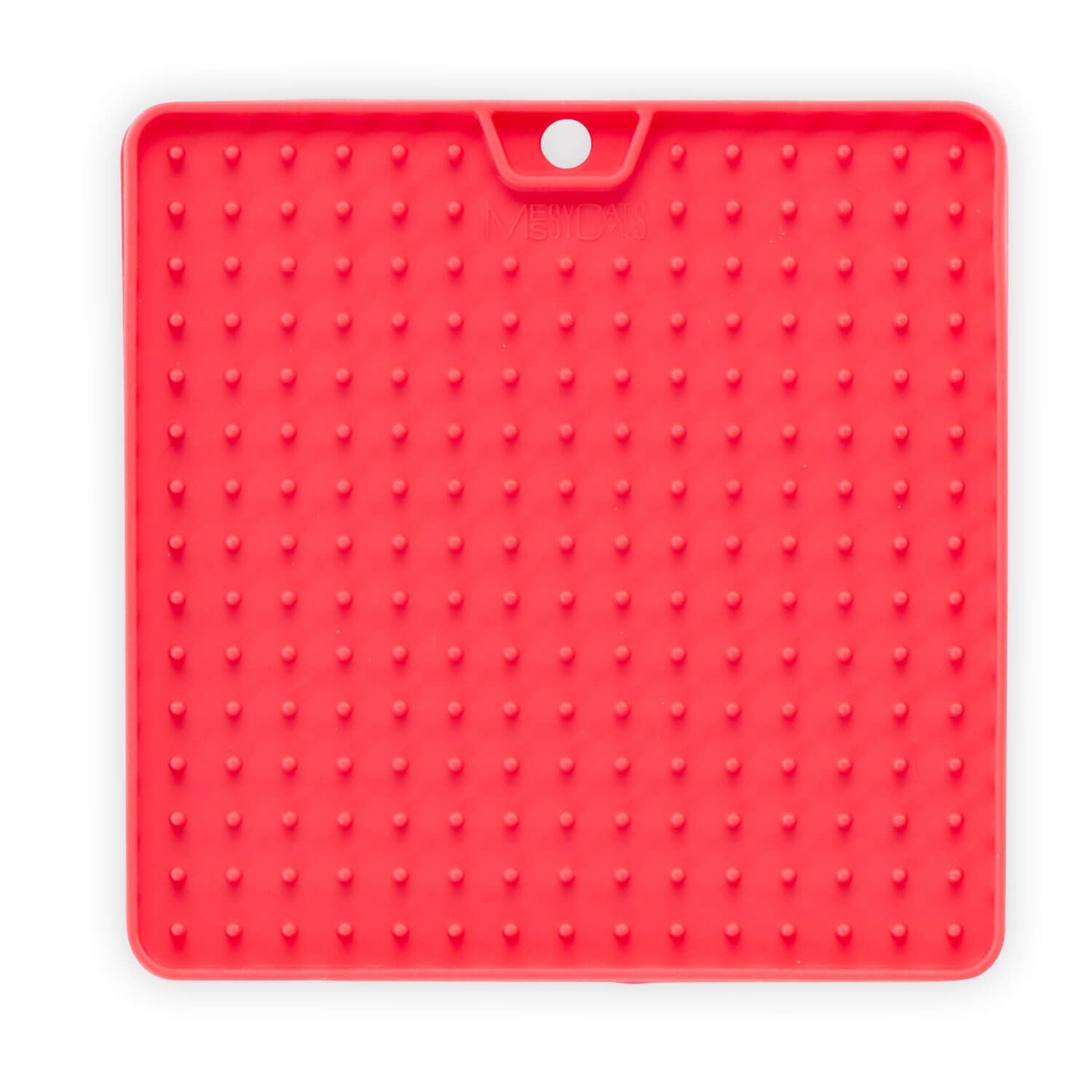 Messy Mutts Silicone Reversible Interactive Feeding And Licking Mat For Cats And Dogs, 5.5"