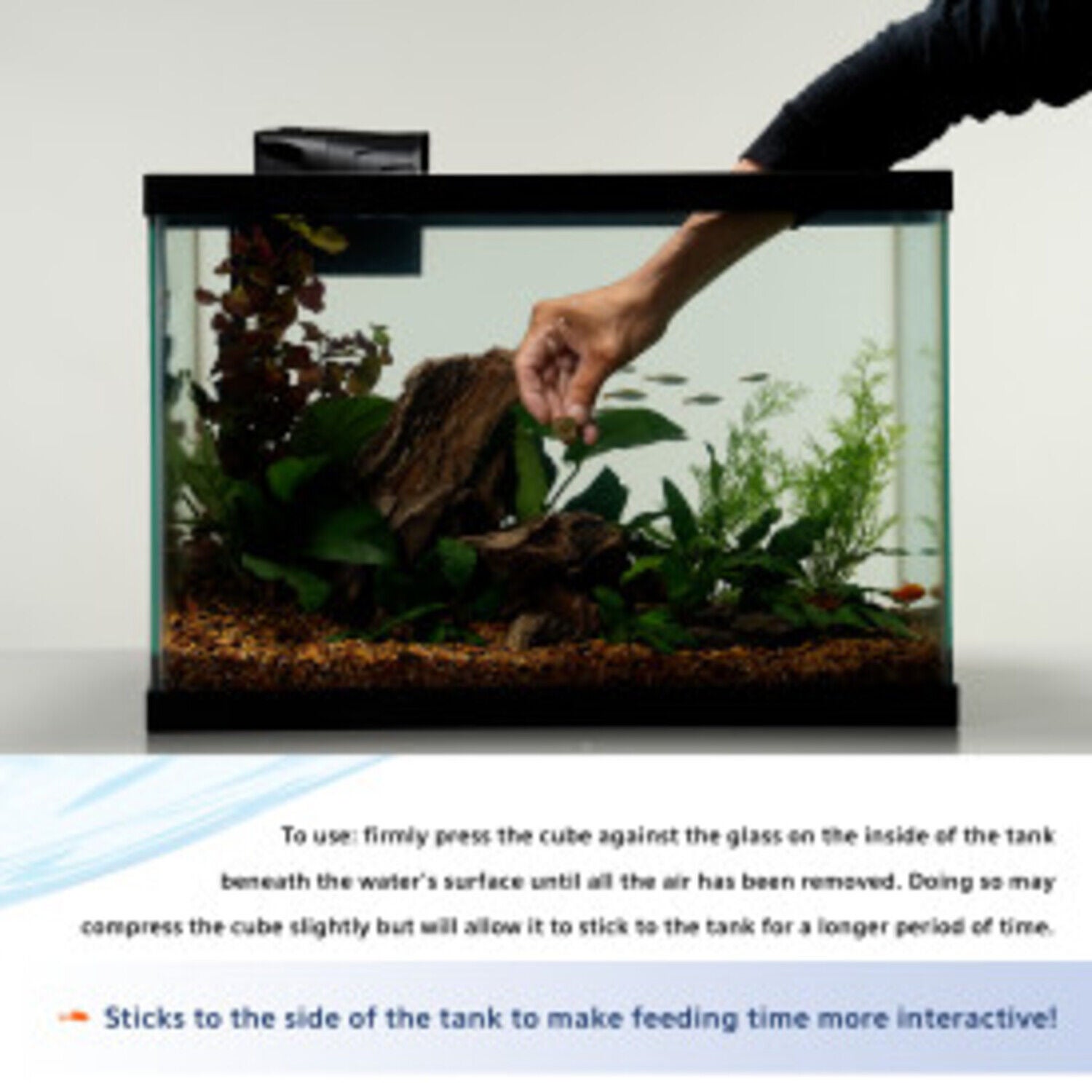 Aqueon Stick'ems Freeze-Dried Picky Eater Fish Treat, 0.42 Oz