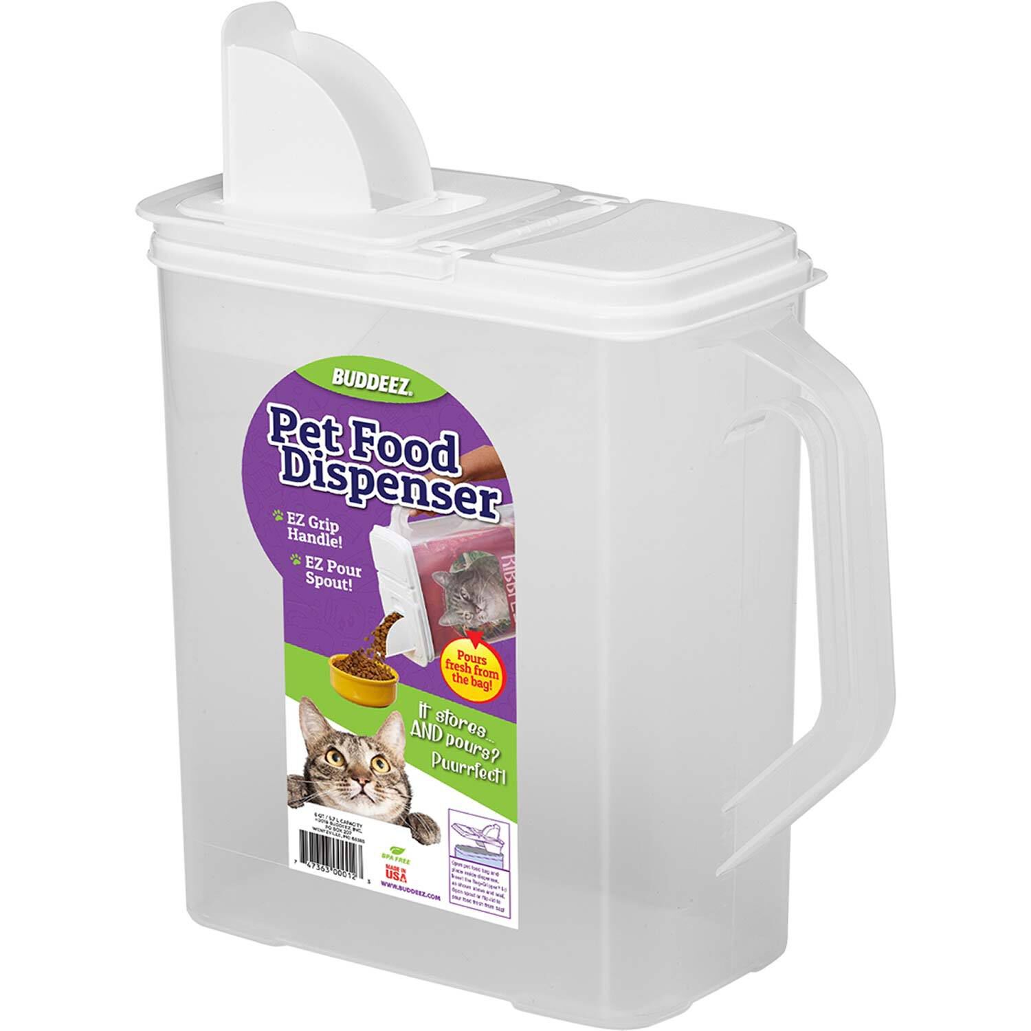 Buddeez Pet Food Storage 6qt Pet Supermarket