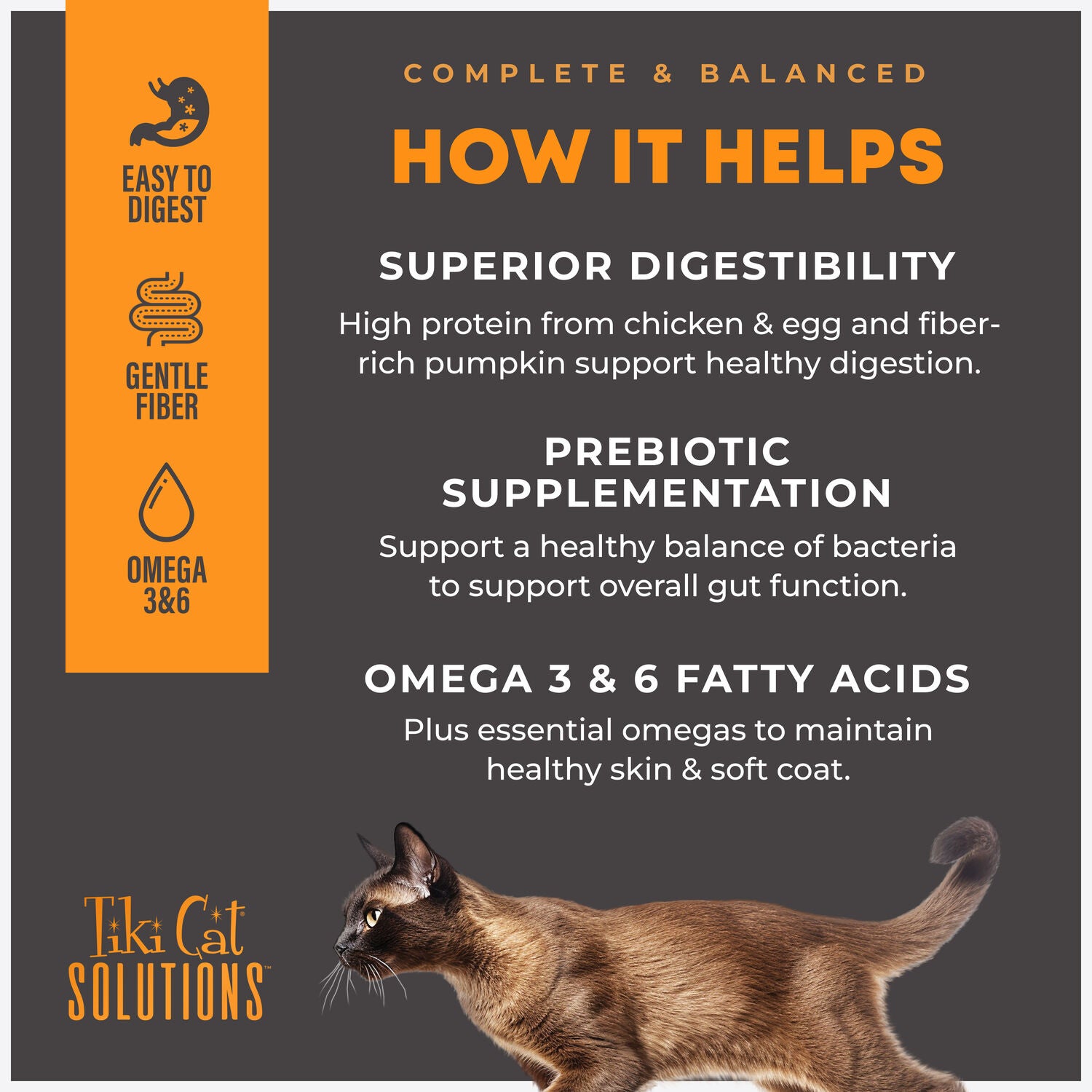 Tiki Cat Solutions Mousse, Digestion, Chicken & Egg Recipe In Broth, 2.4-Oz Pouch Pack Of 12