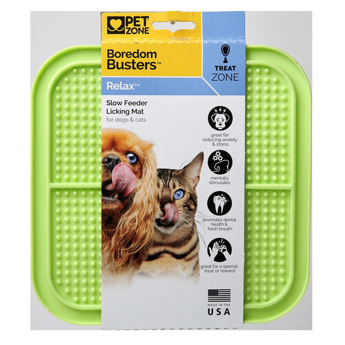 Pet Zone Boredom Busterz Relax Lick Mat For Cats