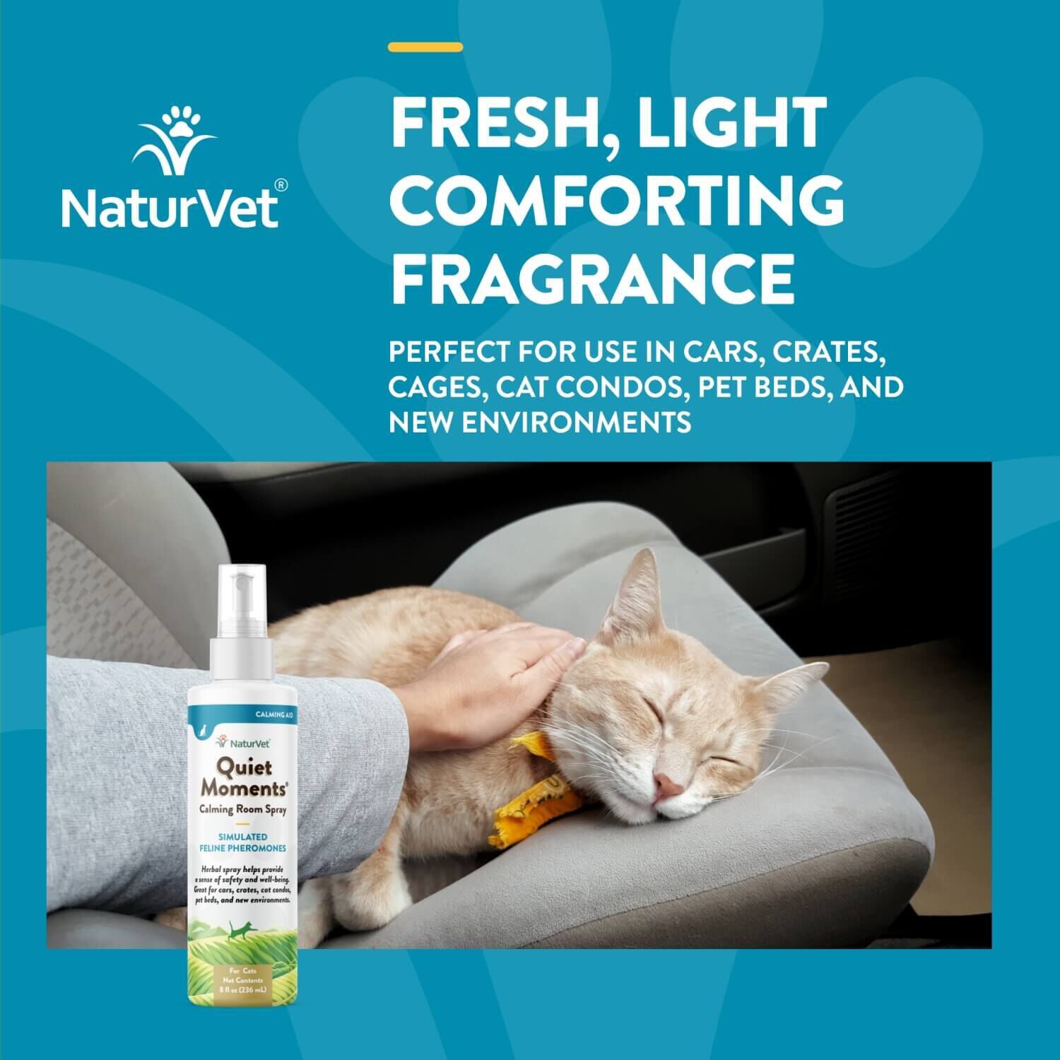 Naturvet Quiet Moments Cat Calming Room Spray