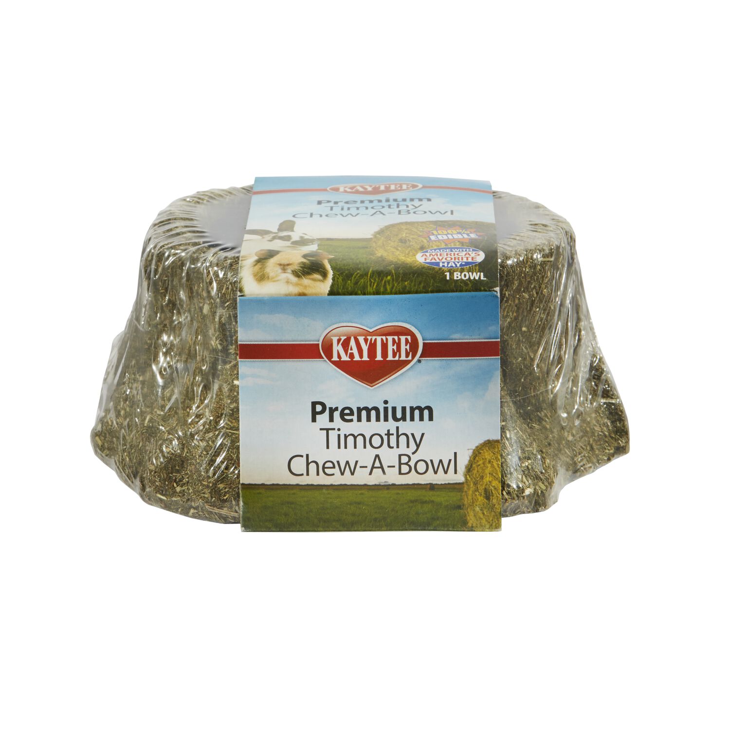 Kaytee Premium Timothy Chew-A-Bowl Small Animal Edible Bowl