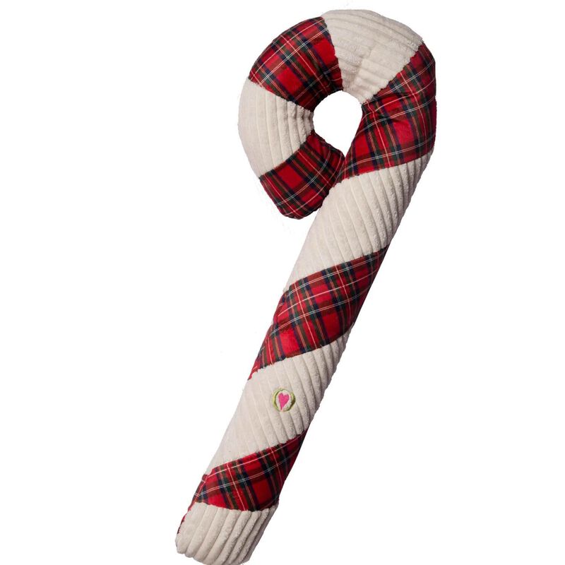 Totally Tartan Candy Cane Dog Toy image number 1
