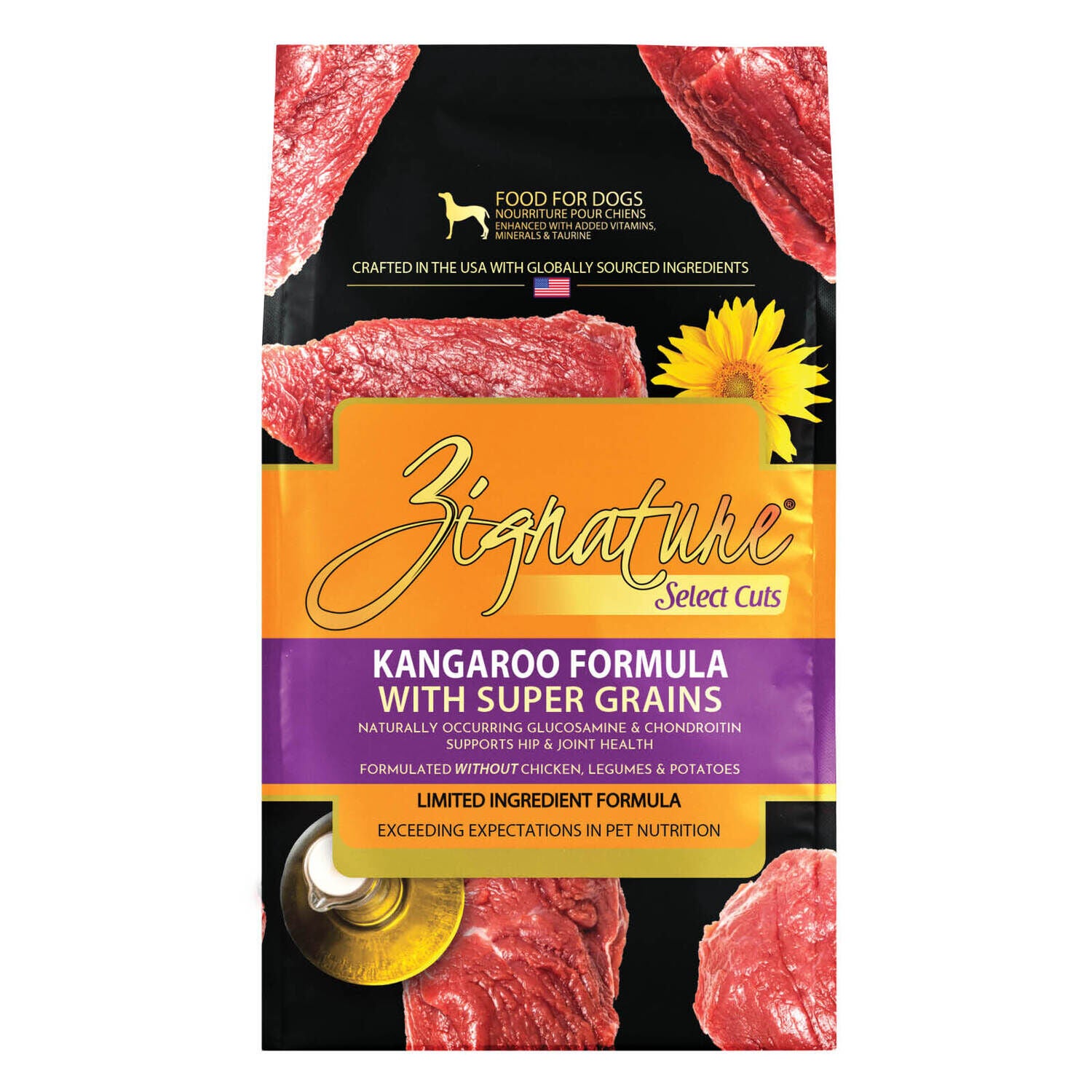 Zignature Select Cuts Kangaroo Formula Dry Dog Food