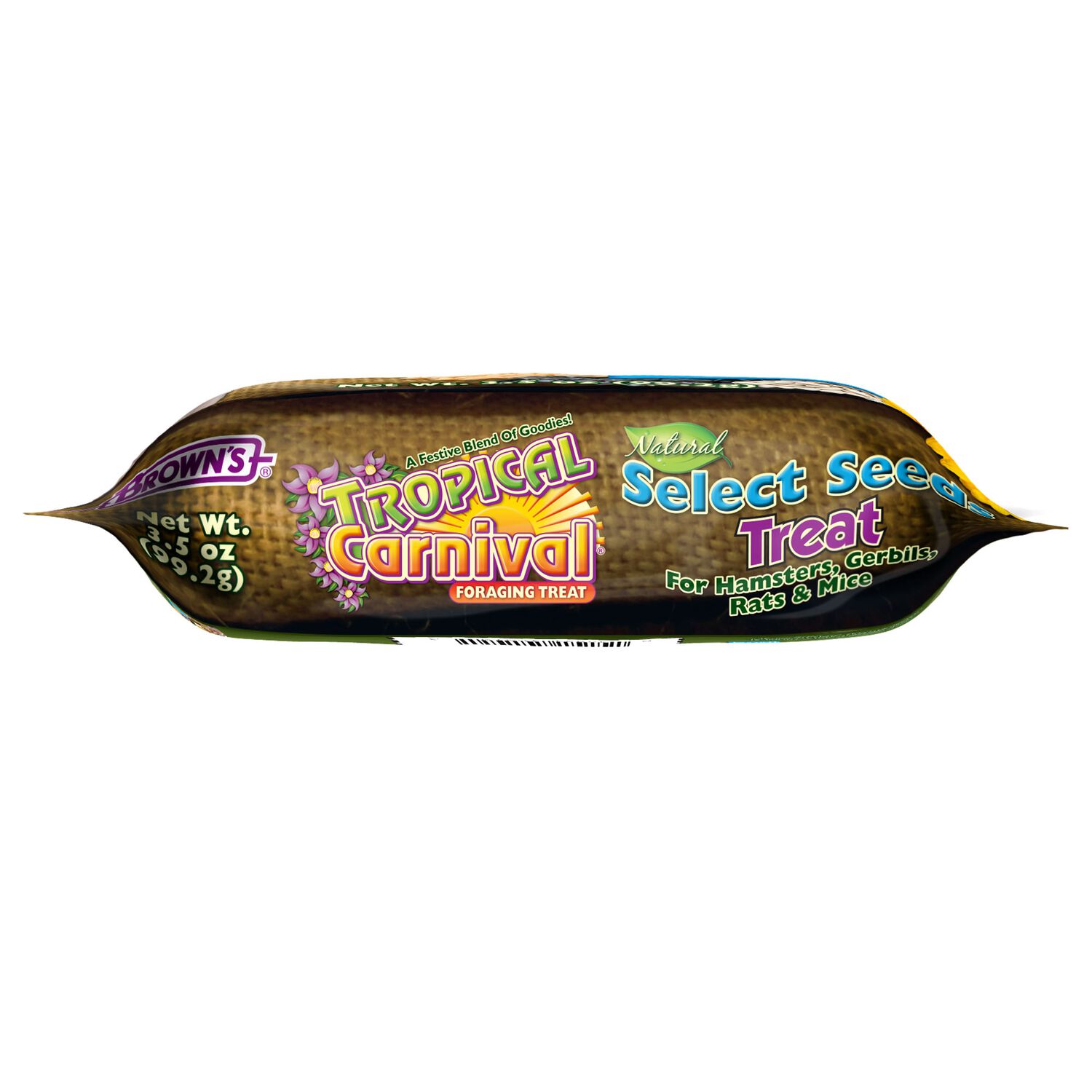 Tropical Carnival Natural Select Seeds Small Animal Treats, 3.5-Oz