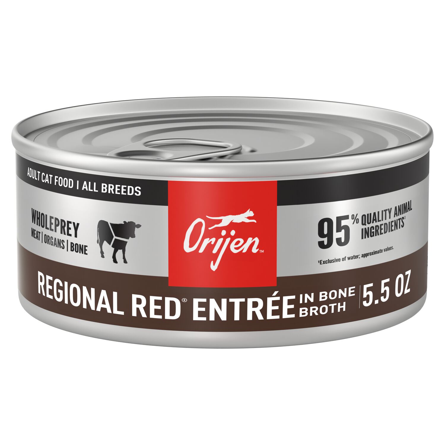 Orijen Regional Red Entree In Bone Broth Wet Cat Food, 5.5-Oz