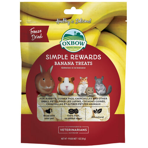 Simple Rewards Banana Small Animal Treat