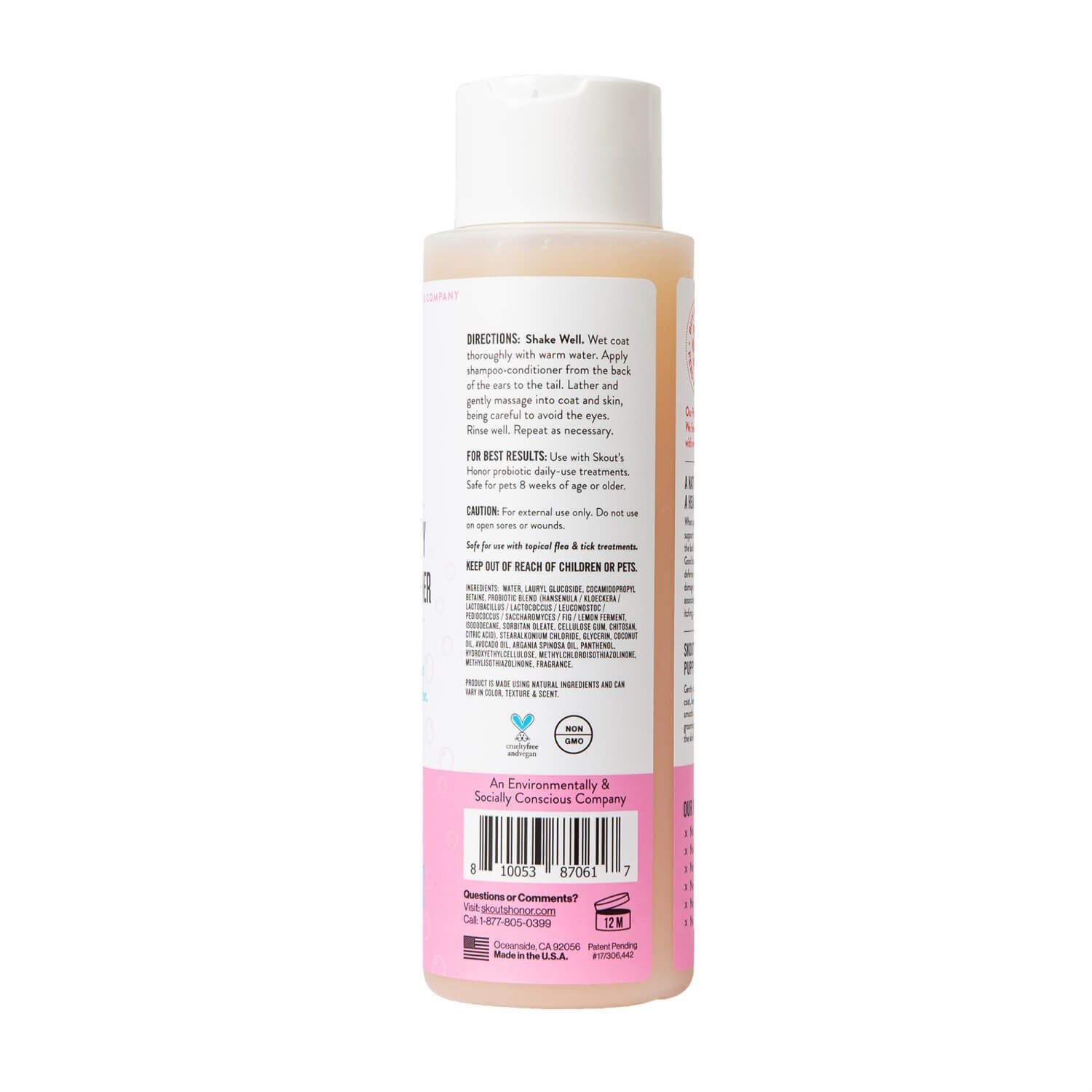 Skouts Honor Probiotic Shampoo And Conditioner