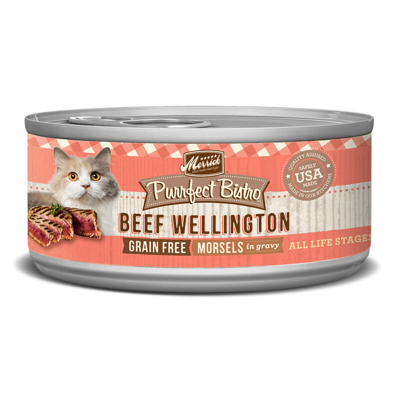 Purrfect Bistro Grain Free Beef Wellington Morsels Recipe Cat Food image number 1