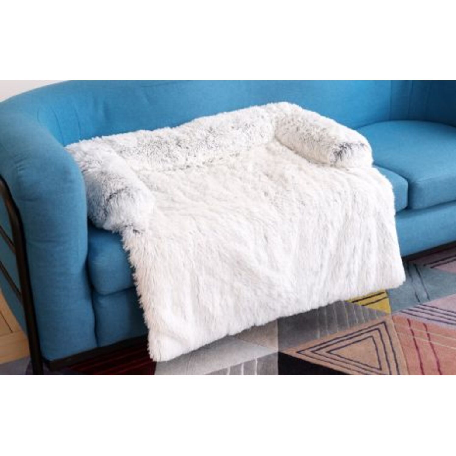 Tall Tails Anywhere Cuddler Waterproof Bolster Dog Bed, 34" - Khaki