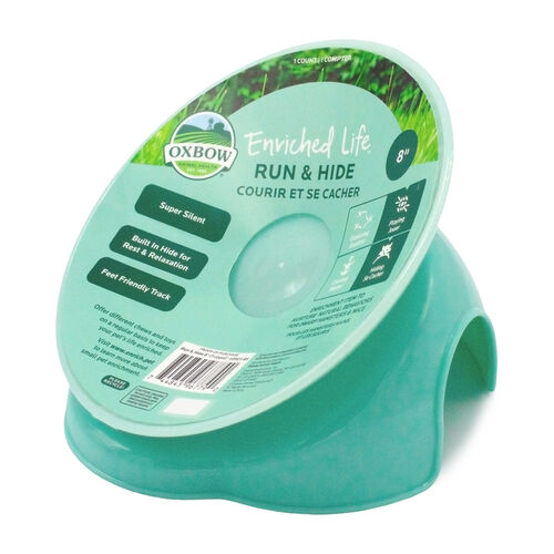 Enriched Life Run & Hide Saucer 8" For Small Animals