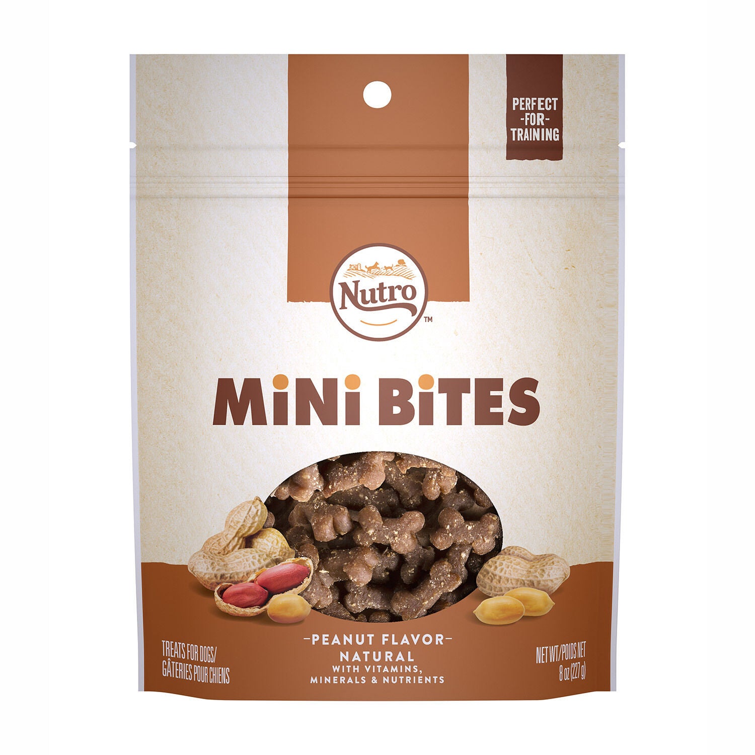 Mini Bites Peanut Flavor Dog Treats 4.5oz Pet Supermarket