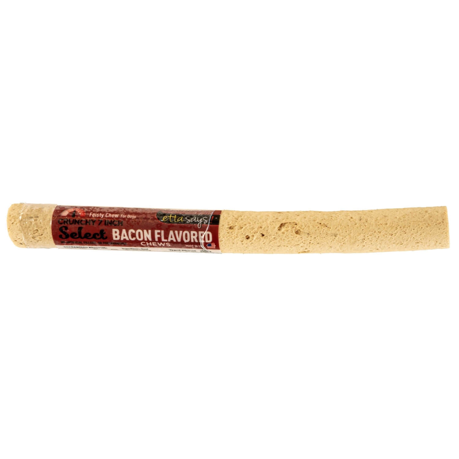 Etta Says! Select Bacon Chew Dog Treats, 7In