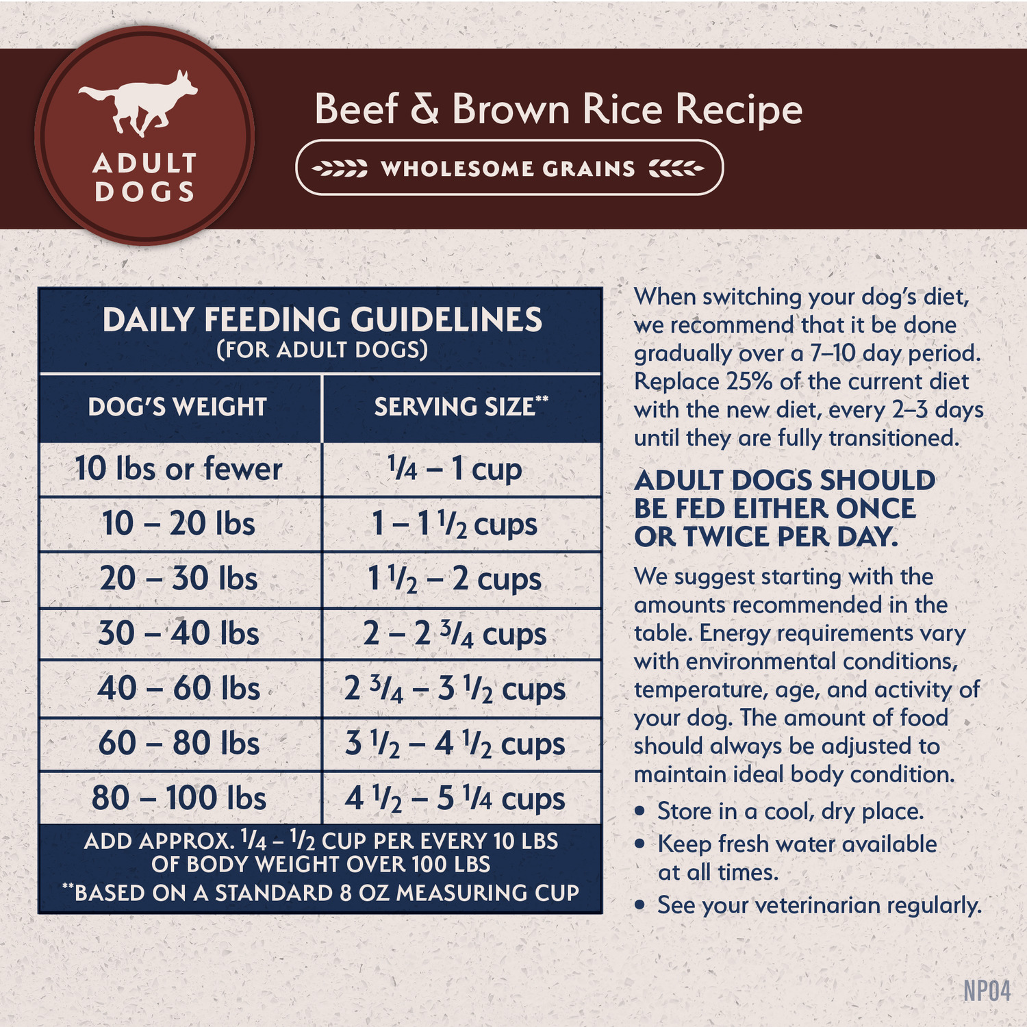 Natural Balance Limited Ingredient Dry Dog Food, Beef & Brown Rice Recipe, 4-Lbs