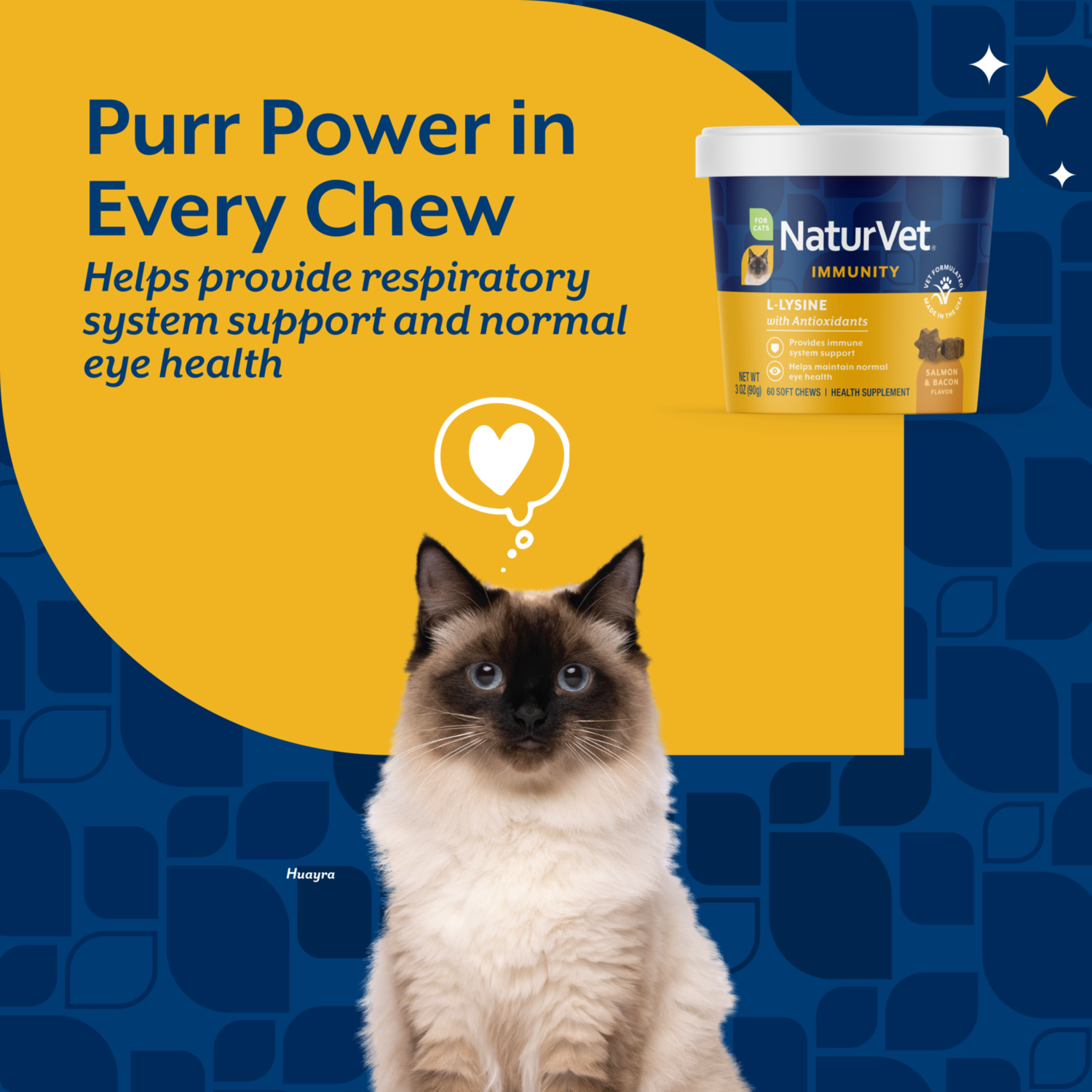 Naturvet L-Lysine Immune Support Plus Antioxidants Cat Soft Chew Supplement