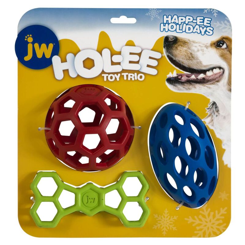 Hol Ee Dog Toy Trio image number 1