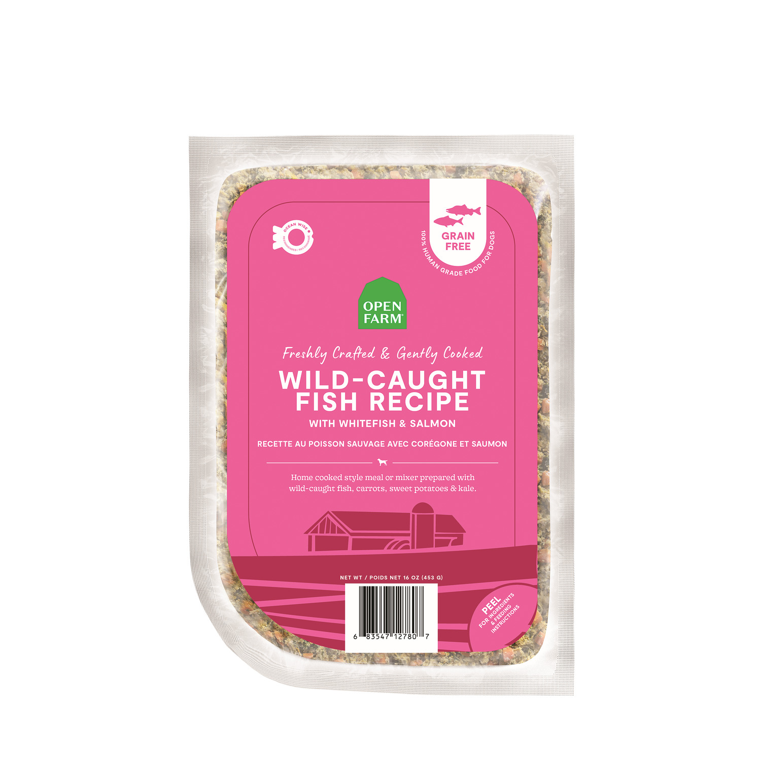 Open Farm Gently Cooked Wild-Caught Fish Recipe Frozen Dog Food