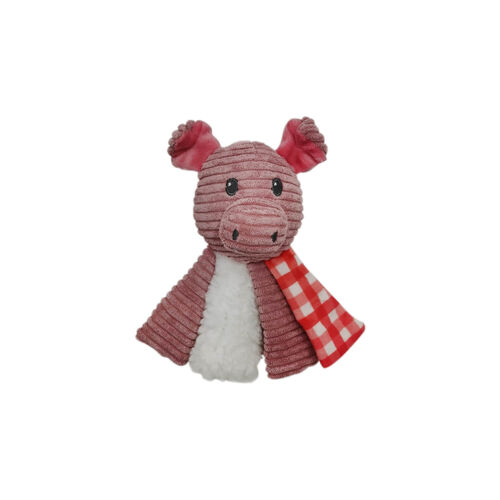 #Bff On The Farm Crinkle Heads N' Tails Pig Soft & Plush Dog Toy