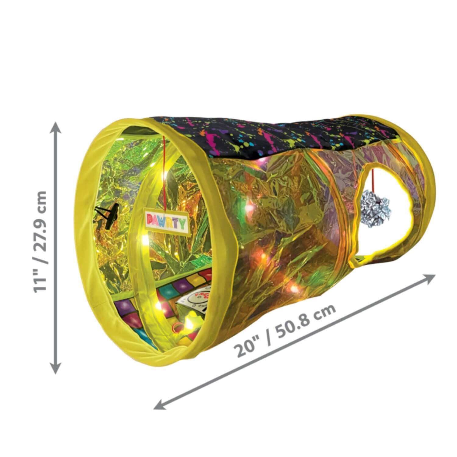 Kong Play Spaces Rave Cave Cat Tunnel 1ea | Pet Supermarket