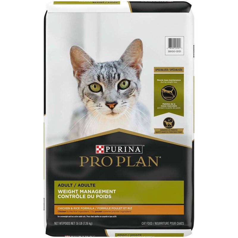 Purina Pro Plan Focus Adult Weight Management Chicken & Rice Formula Cat Food image number 8