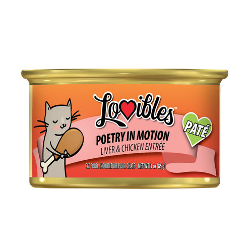 Poetry In Motion Liver & Chicken Entree Pate Cat Food