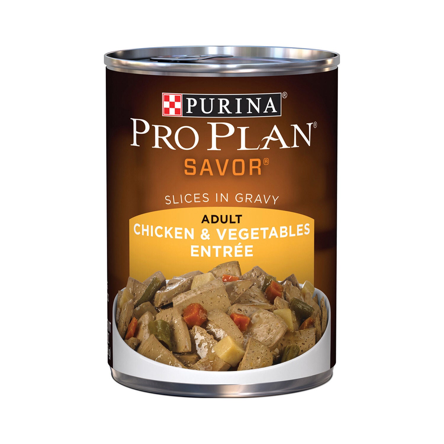 Savor Adult Chicken & Vegetables Entree Slices In Gravy Dog Food