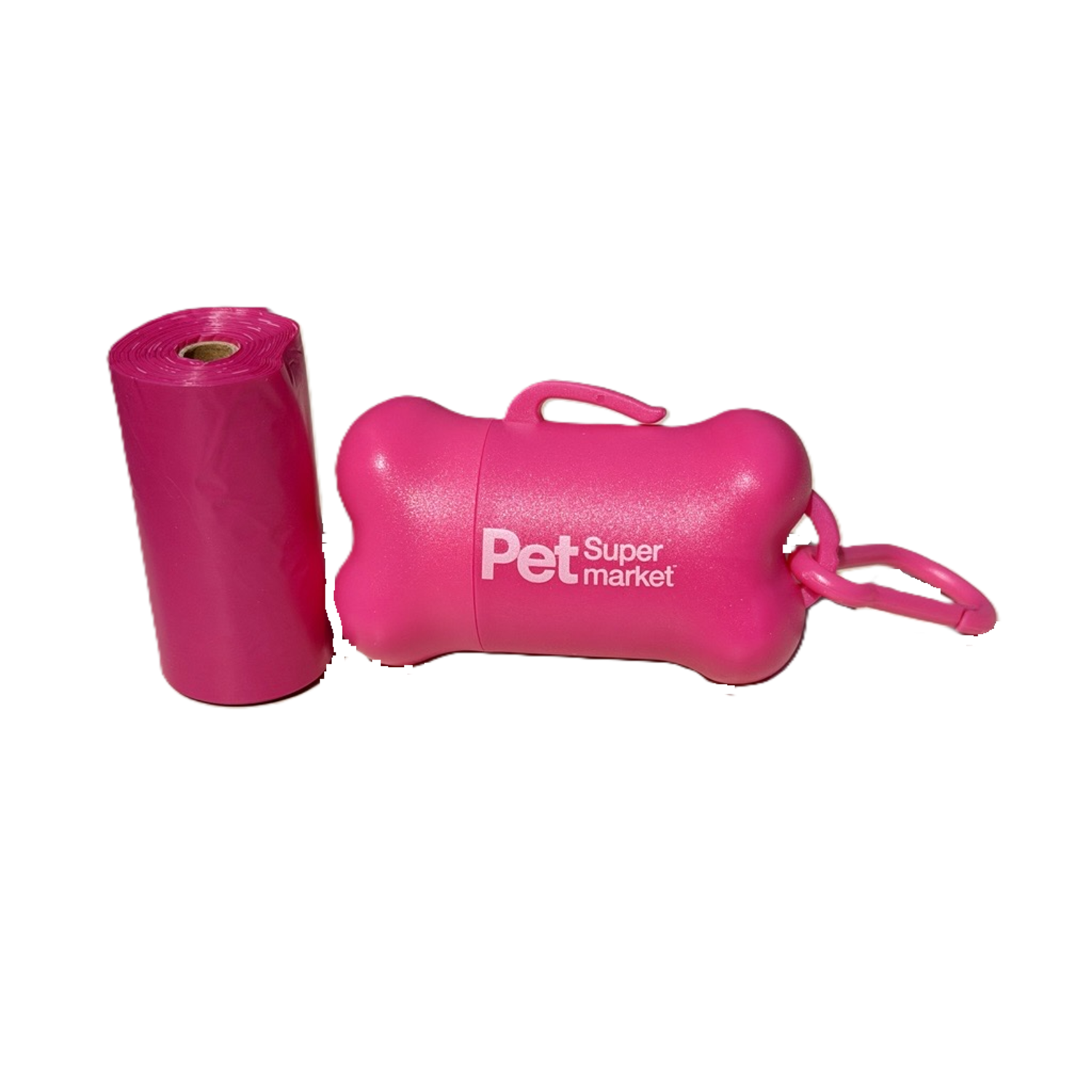 Aristopet Refillable Dispenser With Two Extra Thick Lavender Scented Poop Bag Rolls, Pink