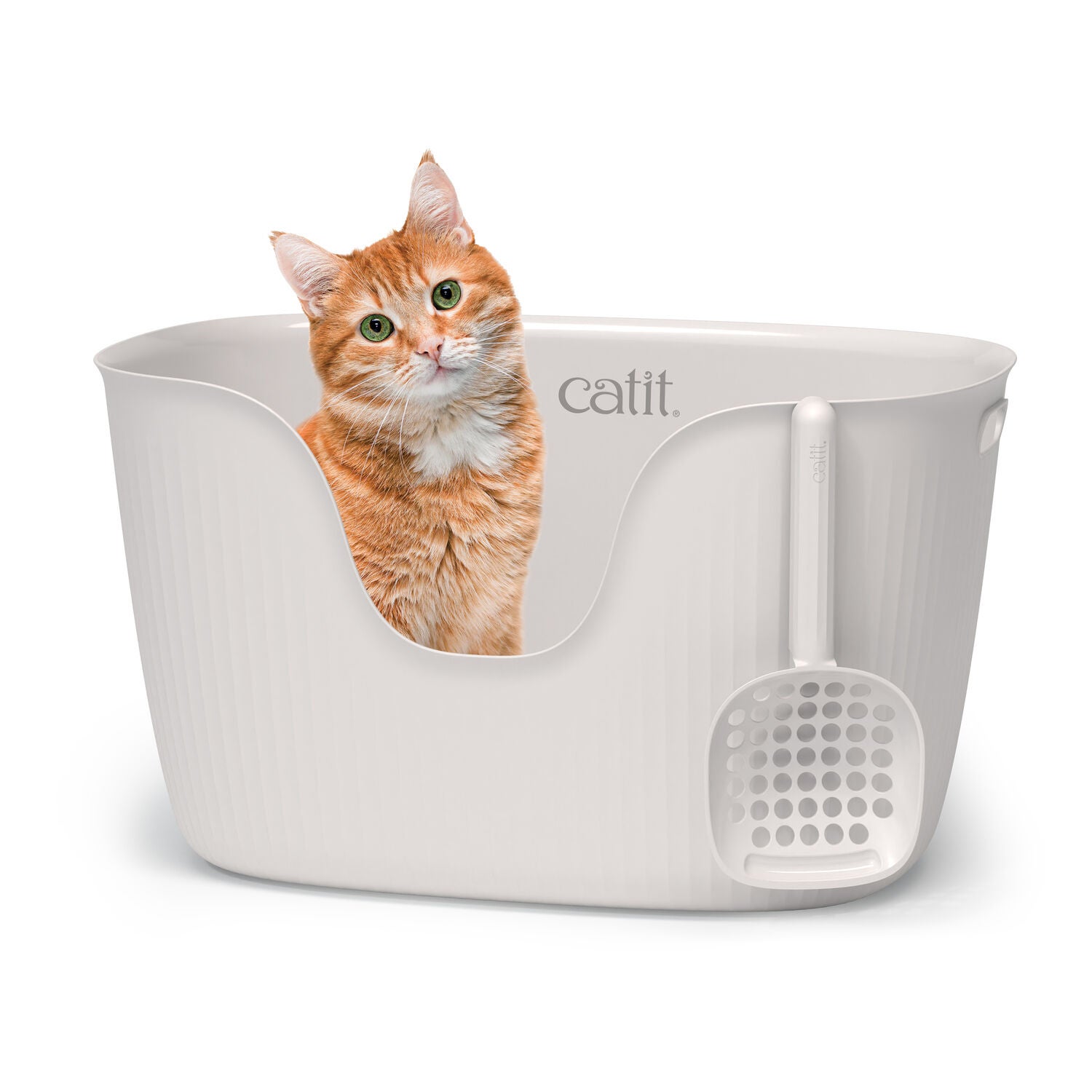 Catit Loo Cat Litter Box, White