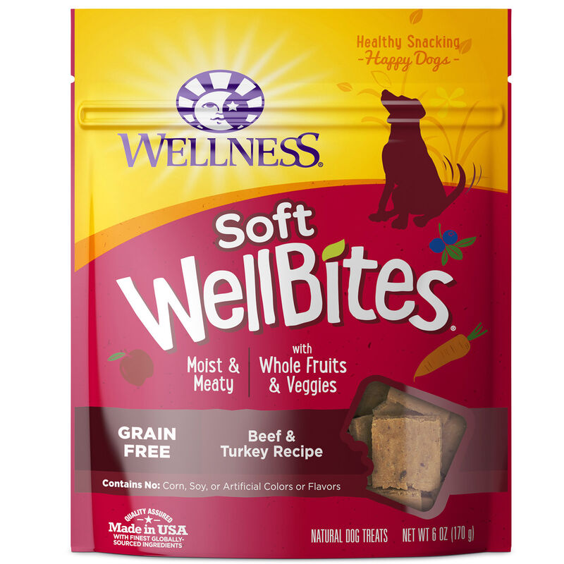 Grain Free Soft Wellbites Beef & Turkey Recipe Dog Treat