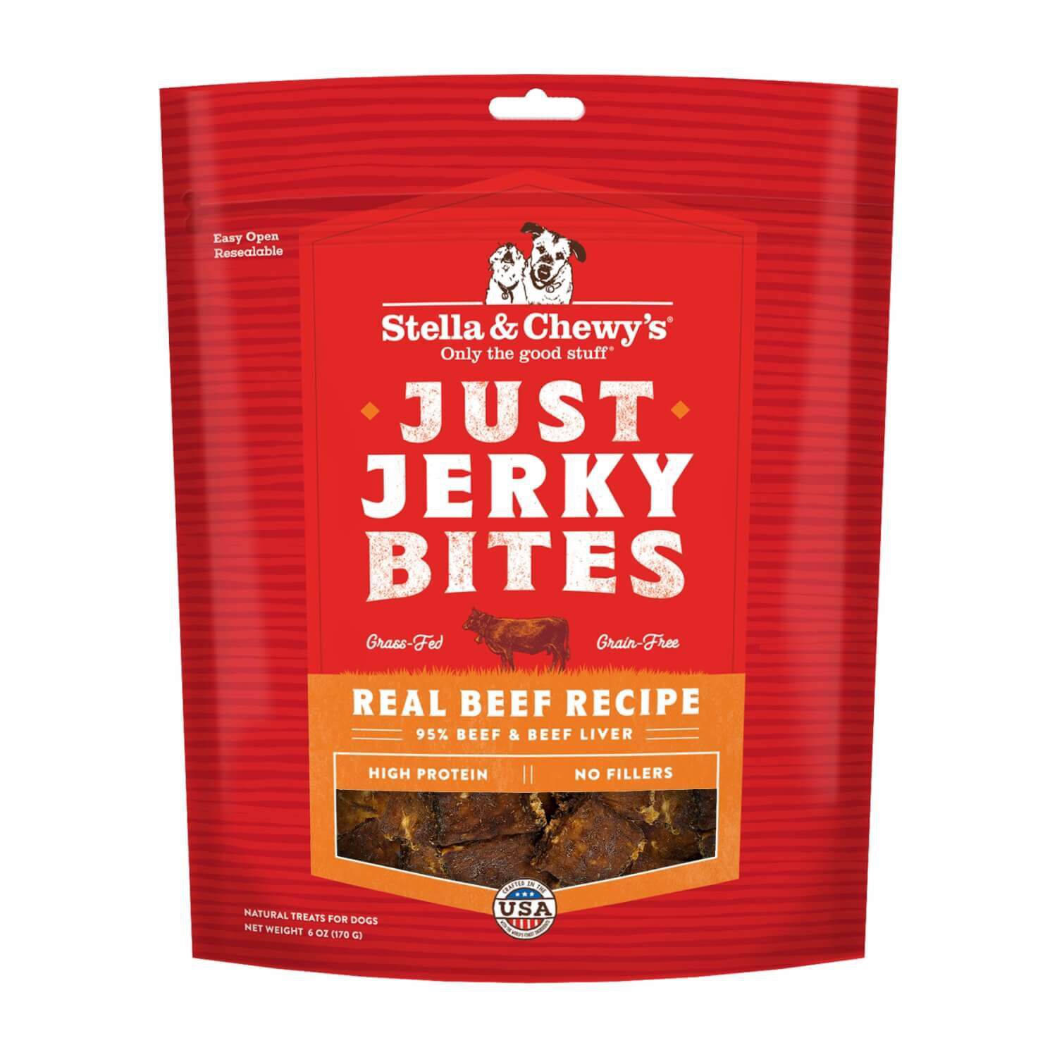 Stella & Chewy's Just Jerky Bites Beef Dog Treats