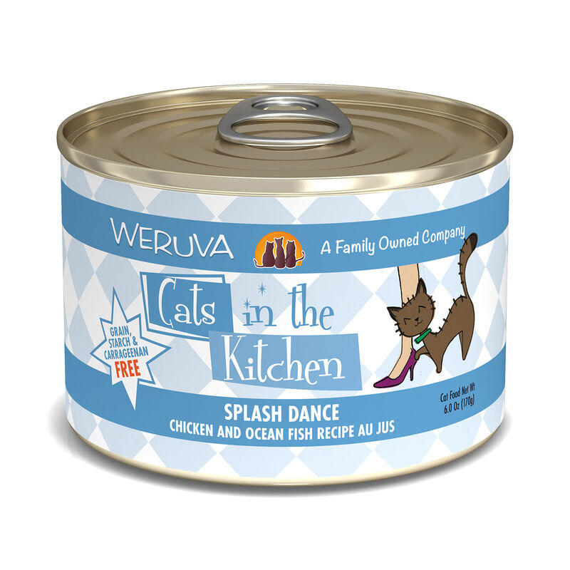 Cats In The Kitchen Splash Dance Chicken & Ocean Fish Recipe Au Jus Cat Food image number 1