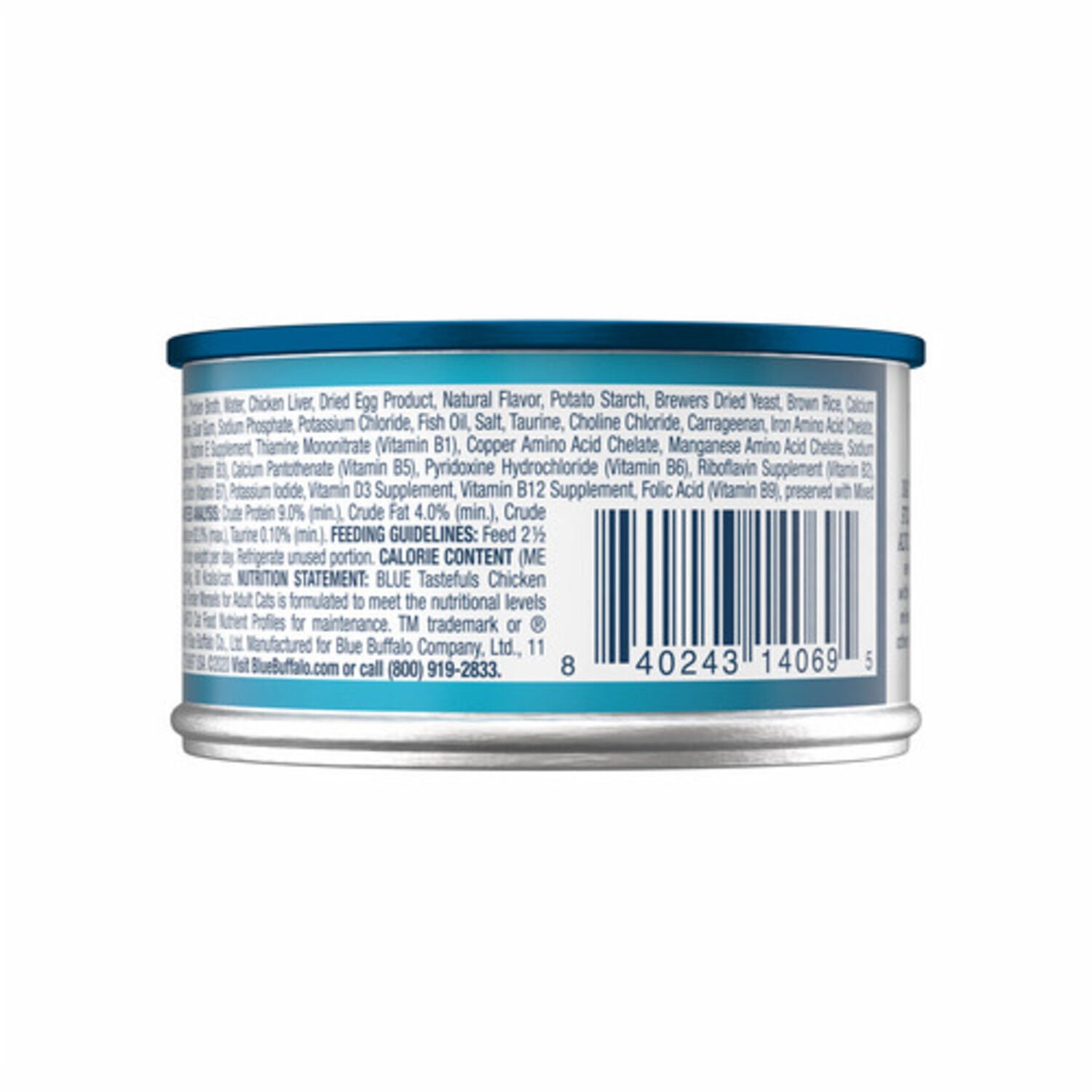 Blue Buffalo Tastefuls Adult Wet Cat Food, Chicken Entree In Gravy Morsels, 5.5-Oz