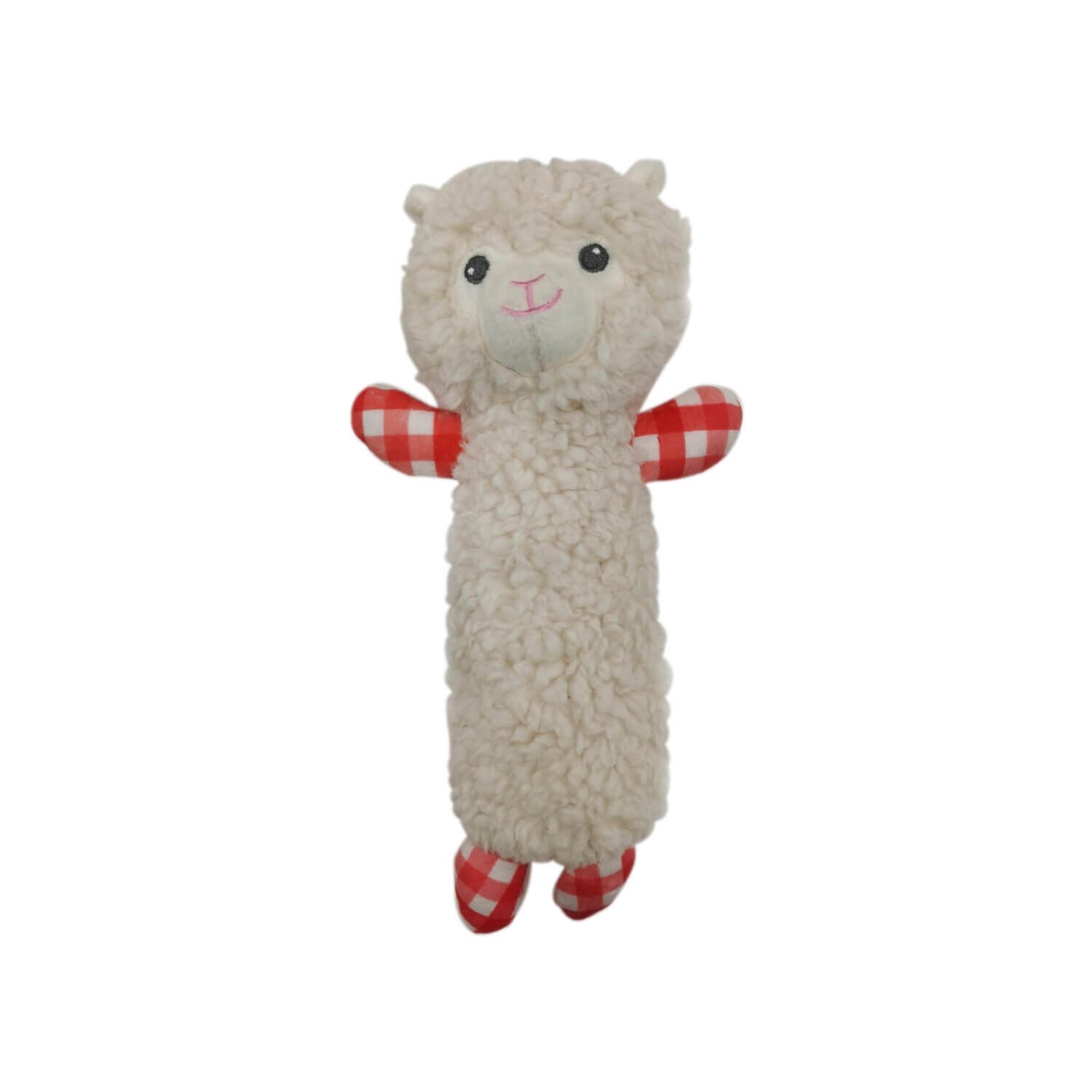 Bff On The Farm Alpaca Bottle Cruncher Soft Plush Dog Toy 1S Pet Supermarket