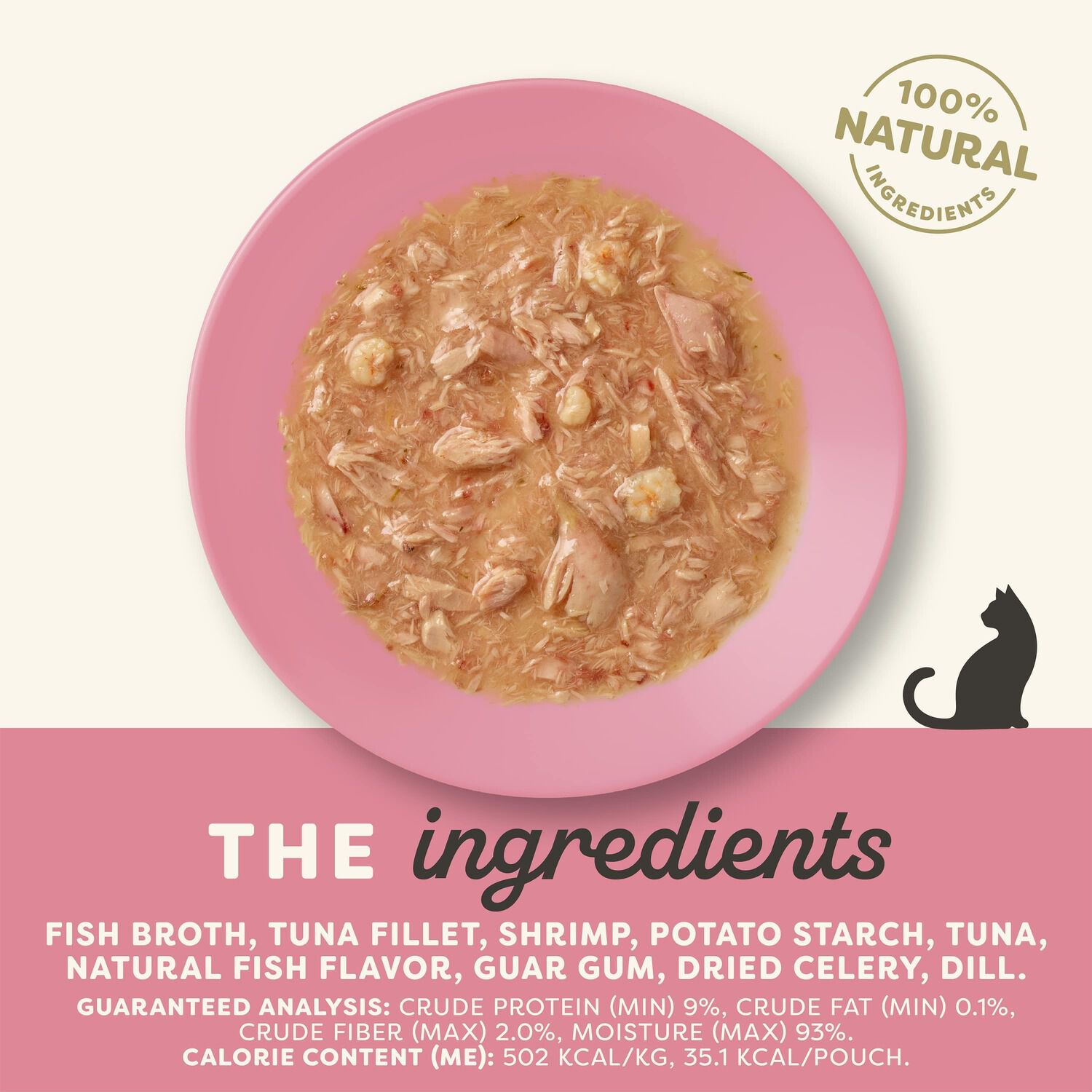 Applaws&trade; Natural Wet Cat Food, Tuna Flakes With Shrimp In Gravy, 2.47 Oz