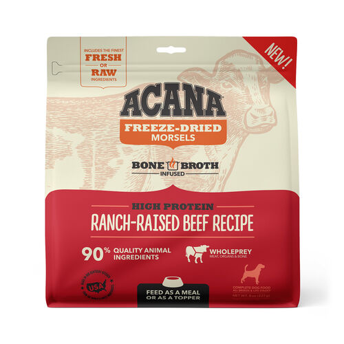 Morsels Ranch Raised Beef Recipe Freeze Dried Dog Food