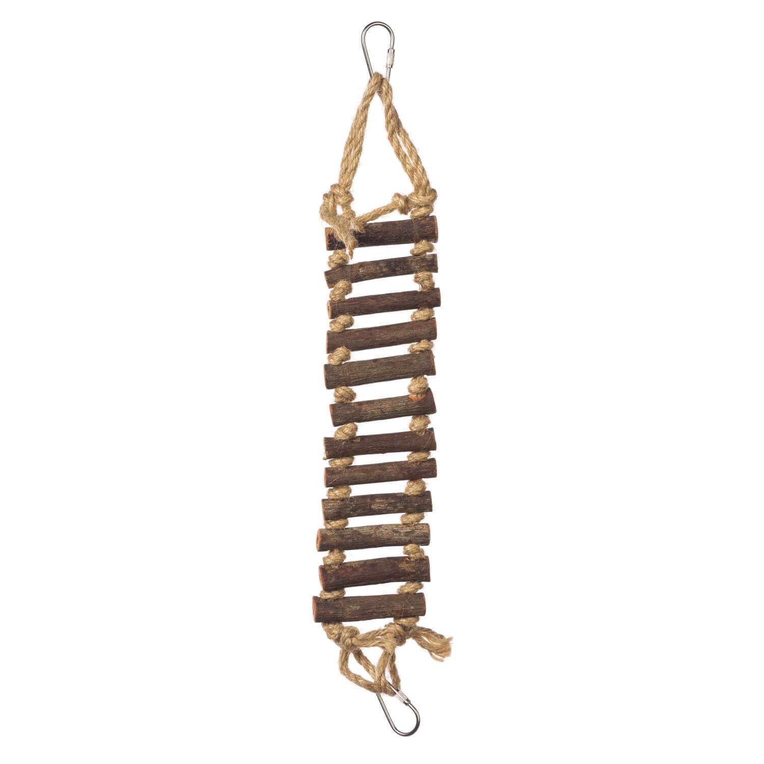 Prevue Pet Products Naturals Rope Ladder Bird Toy, Earth Tone Brown