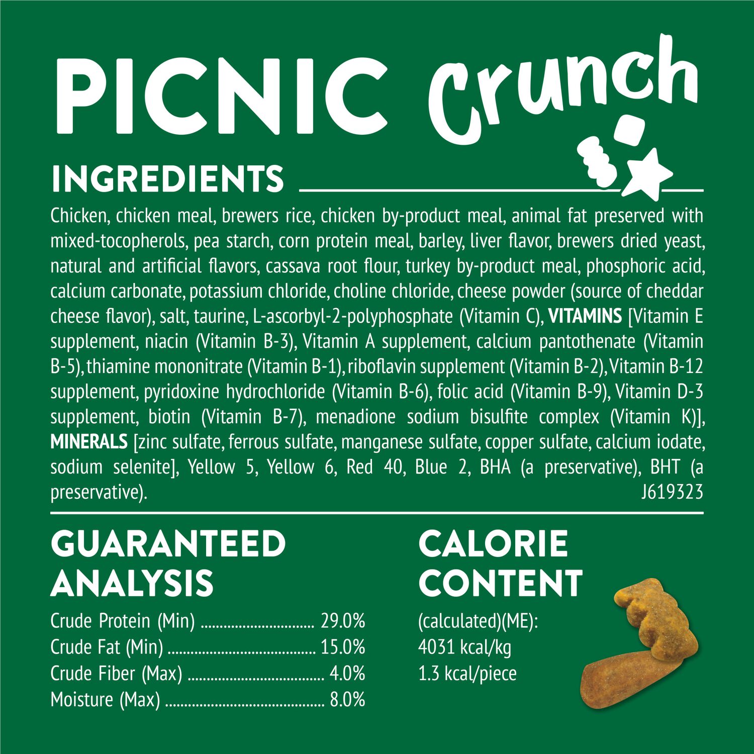 Purina Friskies Party Mix Picnic Crunch Flavor Crunchy Cat Treats, 6-Oz.