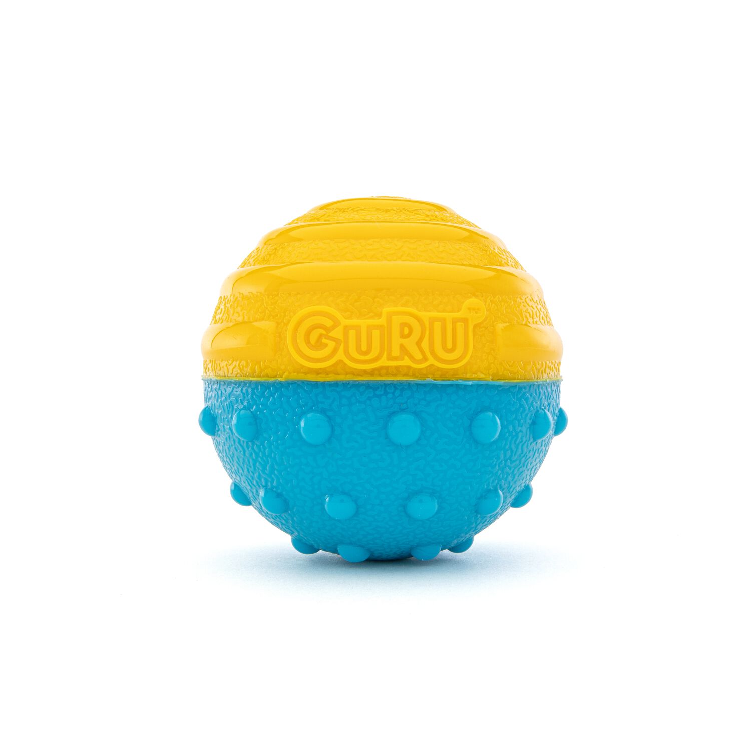 Guru Crunch & Squeak Ball Dog Toy, 2 Pack