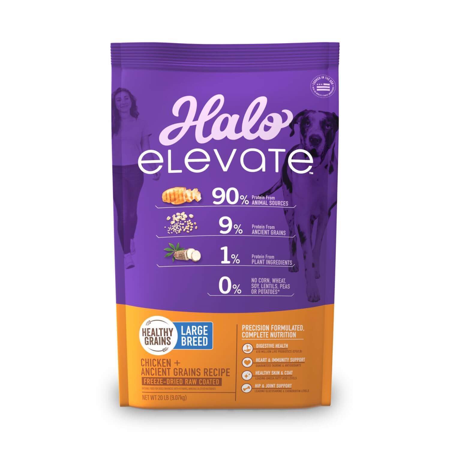 Halo large sales breed dog food