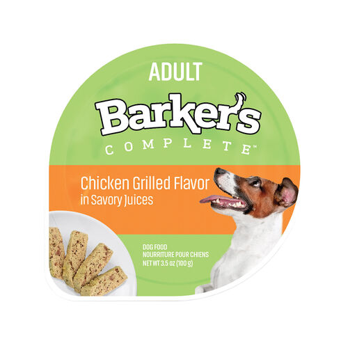Adult Chicken Grilled Flavor In Savory Juices Dog Food