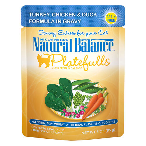 Platefulls Turkey, Chicken & Duck Formula In Gravy Cat Food
