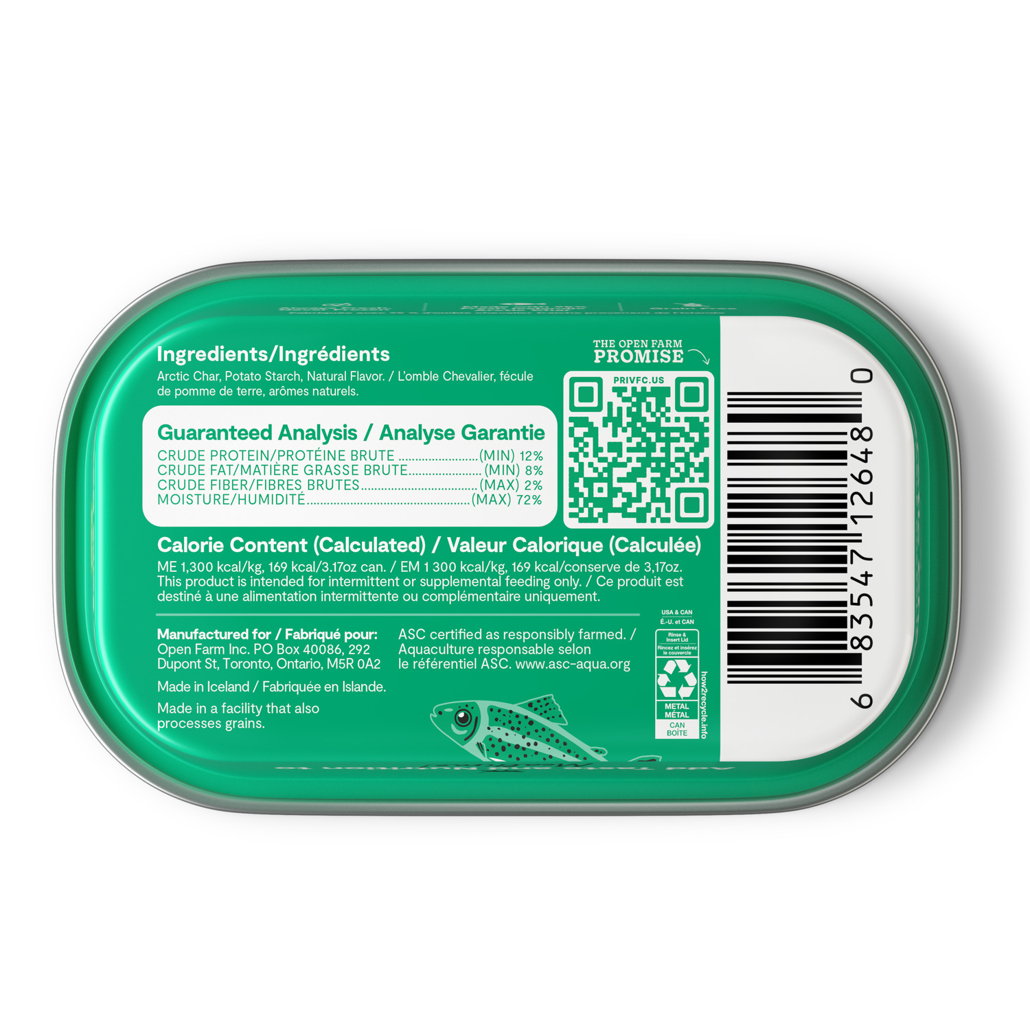 Open Farm Arctic Char Cat Food Topper, 3.17Oz