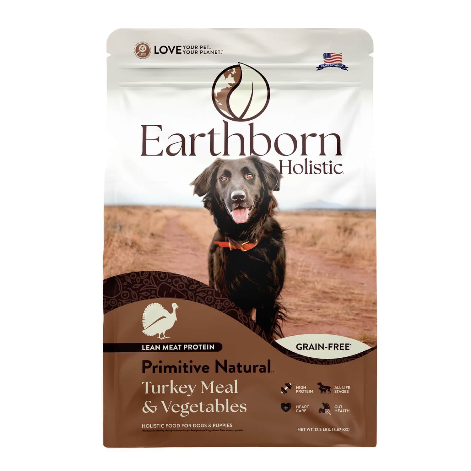 Earthborn Holistic Primitive Natural Turkey Meal & Vegetables Grain-Free Dry Dog Food