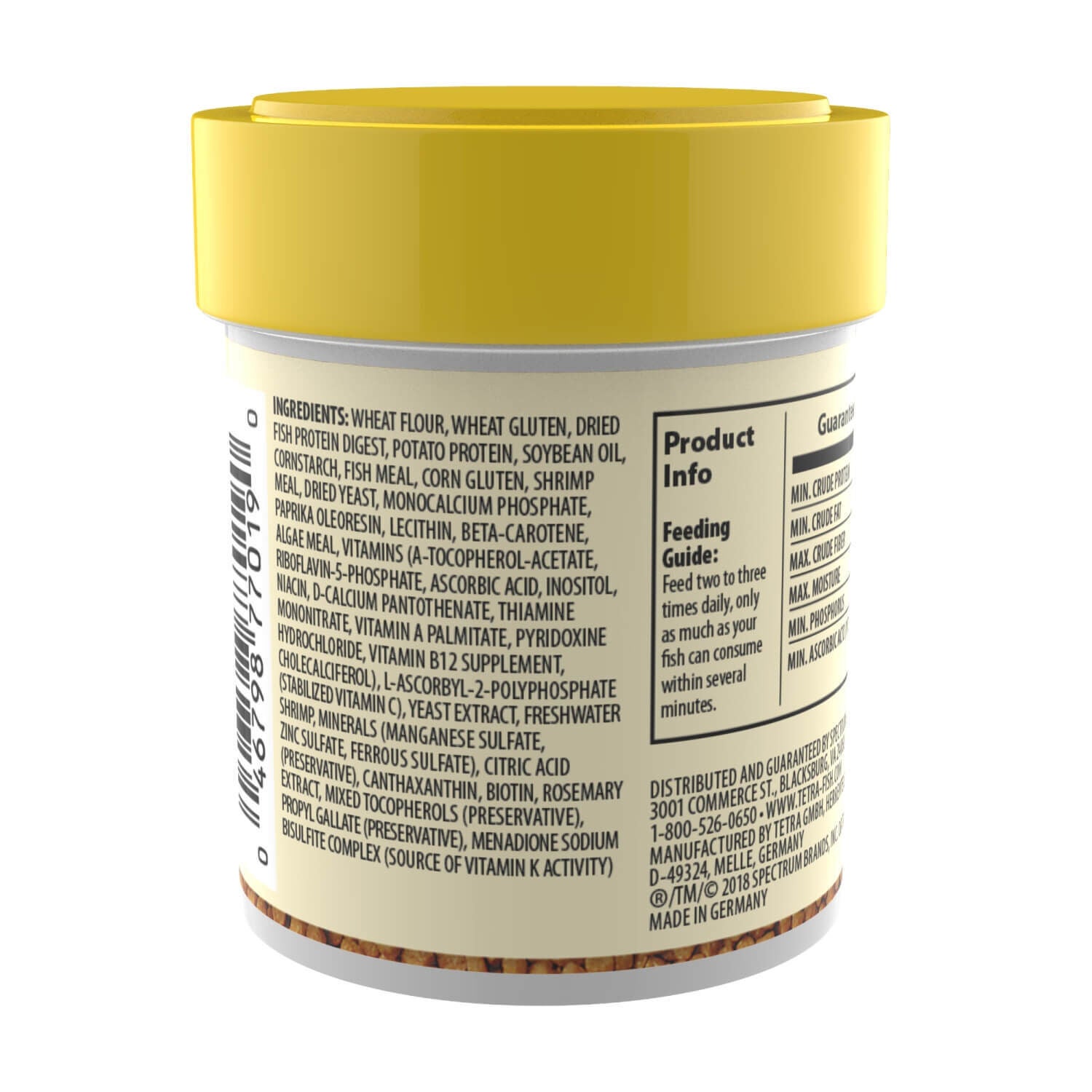 Tetra Betta Floating Pellets Fish Food, 1.02-Oz Small